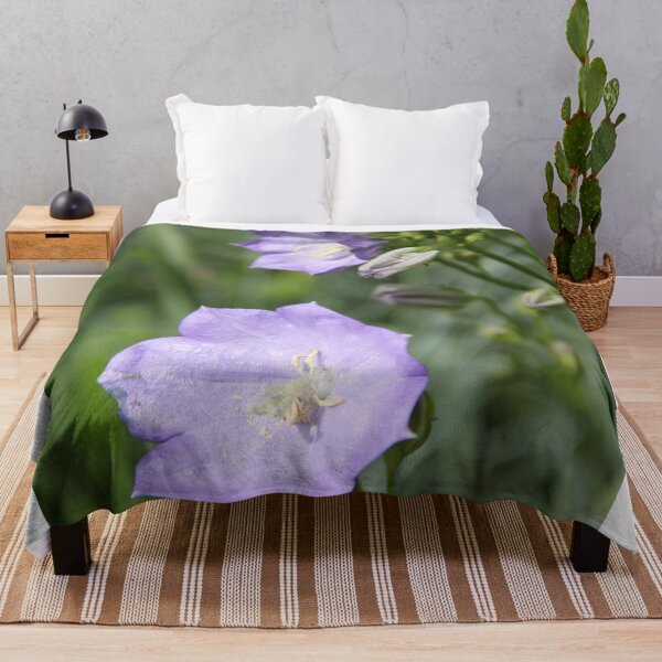 Item preview, Purple violet Campanula open spring wild flower	 designed and sold by EstelleRossetti.