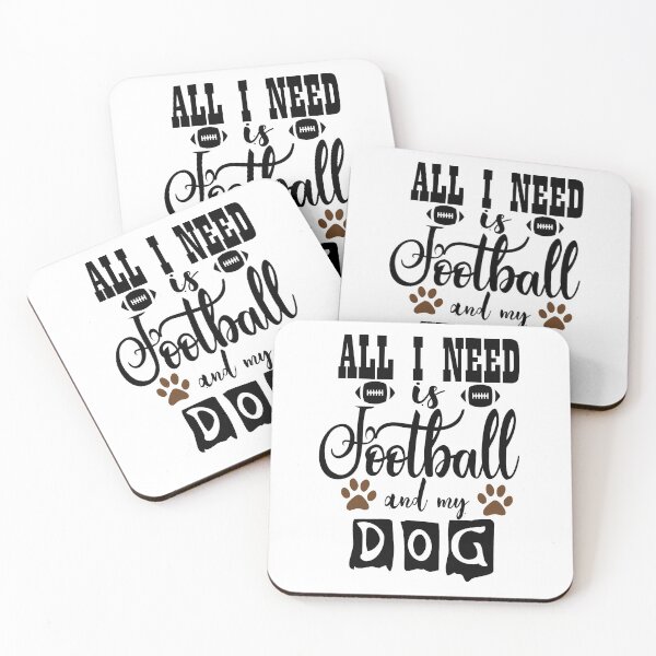 Item preview, All I Need Is Football And My Dog: Funny shirt for football lovers. designed and sold by fajali master.