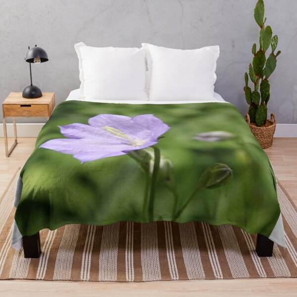 Item preview, Purple violet Campanula open spring wild flower	 designed and sold by EstelleRossetti.