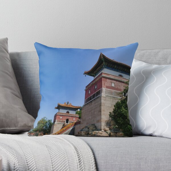 Longevity Hill (万寿山; 萬壽山; Wànshòu Shān) Beijing China Throw Pillow