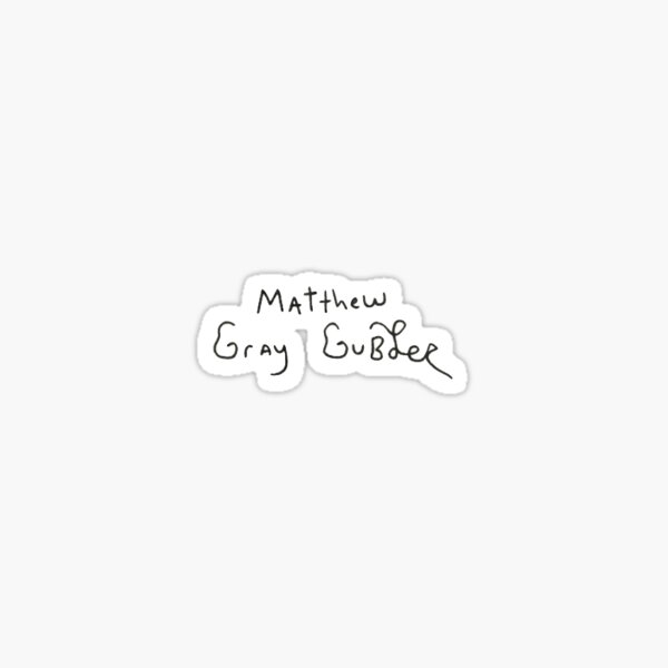 Artikel-Vorschau von Matthew Gray Gubler Unterschrift, designt und verkauft von Lumared.