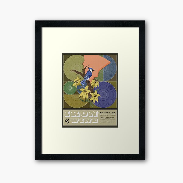 Aperçu de l'œuvre Affiche de fer et de vin créée et vendue par 5040designs.