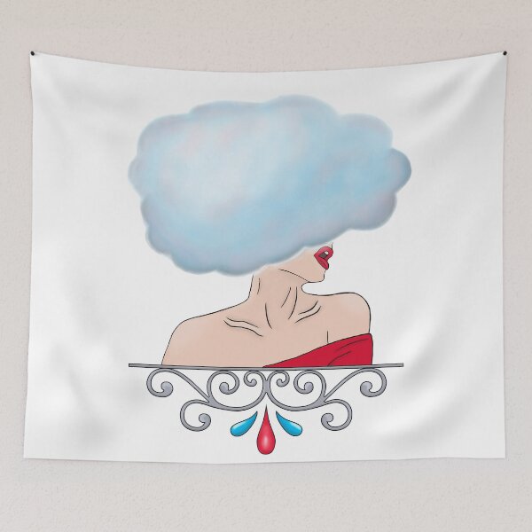 Item preview, Sexy cloudy woman - dreaming  designed and sold by TheRedPrincess.