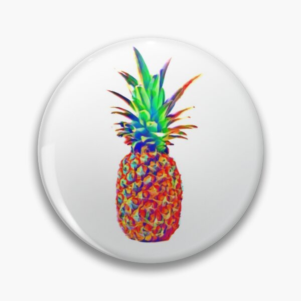 Artikelvorschau, Retro Bunte Ananas Regenbogenfarben digitale Kunstillustration Geschenkidee entworfen und verkauft von conceptDVS.