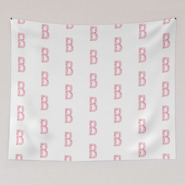 Item preview, Letter B - pink / purple / white stars designed and sold by JessisArt.