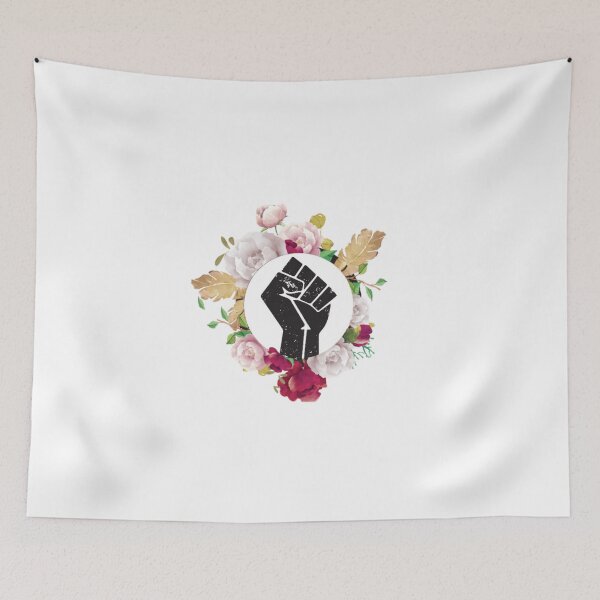 Item preview, Círculo de flores de BLM designed and sold by nerdlkr.