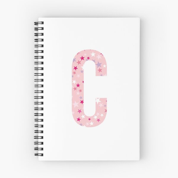 Item preview, Letter C - pink / purple / white stars designed and sold by JessisArt.