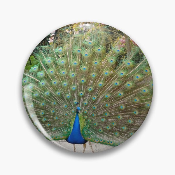 Item preview, Peacock and Flowers, London designed and sold by HilaryLeslie.