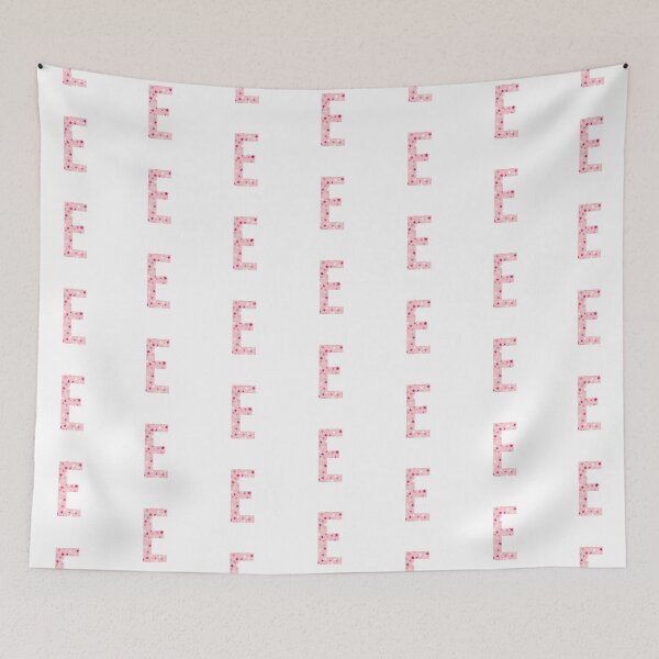 Item preview, Letter E - pink / purple / white stars designed and sold by JessisArt.