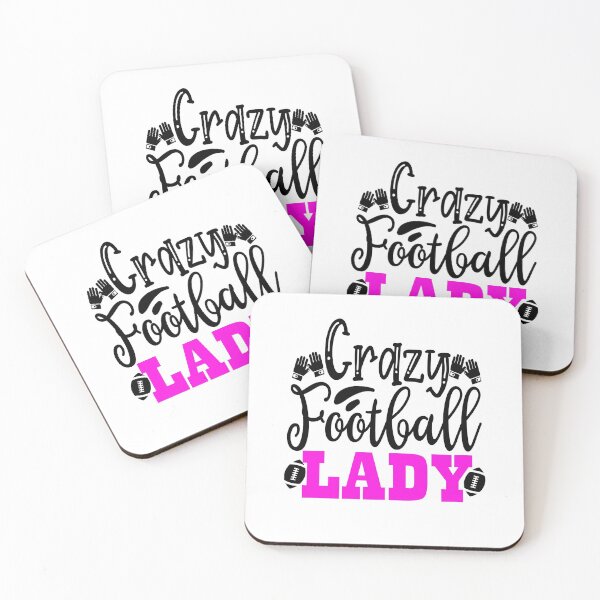 Item preview, Crazy Football Lady: Funny shirt for football lovers. designed and sold by fajali master.