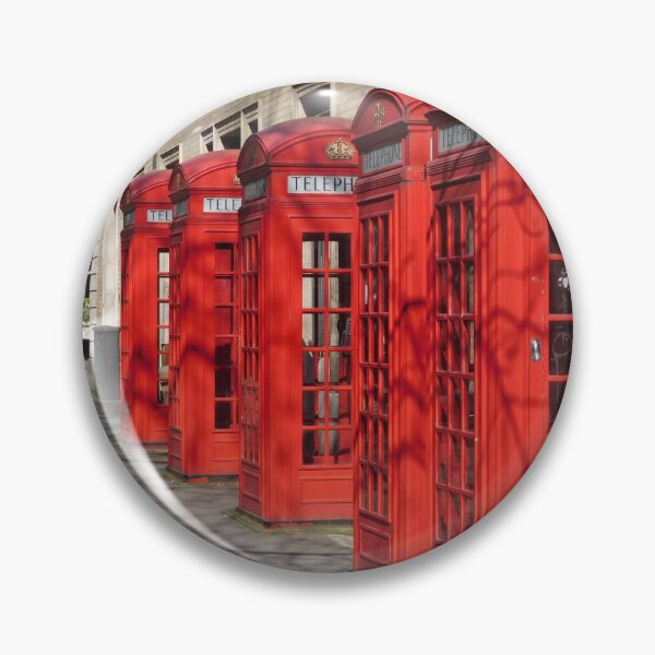 Artikelvorschau, Rote Telefonzellen, London entworfen und verkauft von HilaryLeslie.