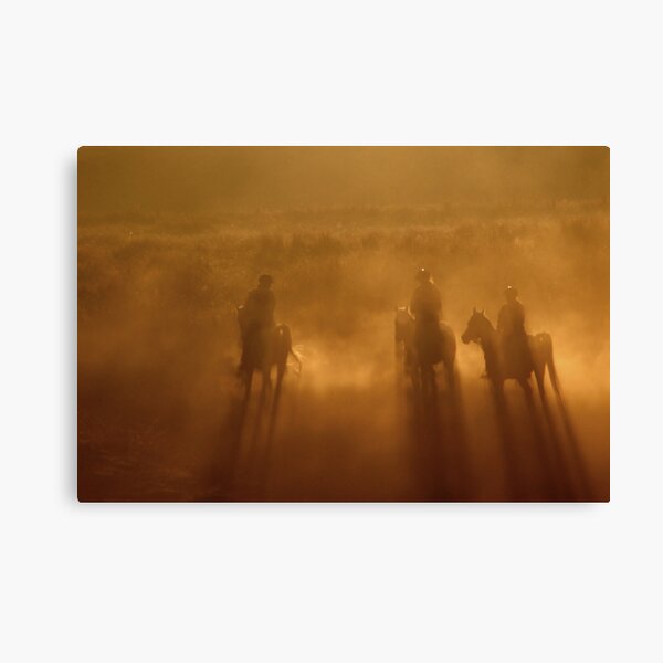 Riders in the Dawn Canvas Print