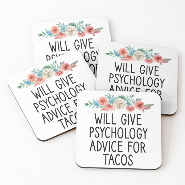 Item preview, will give psychology advice for tacos : Psychology, Psychology Graduation Gift, Funny Psychologist Gift, Psychologist  Women-Man, Counselor Gifts floral style  designed and sold by Chamssou.