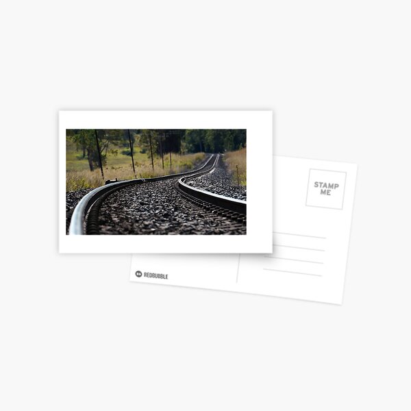 Rural Rails Postcard