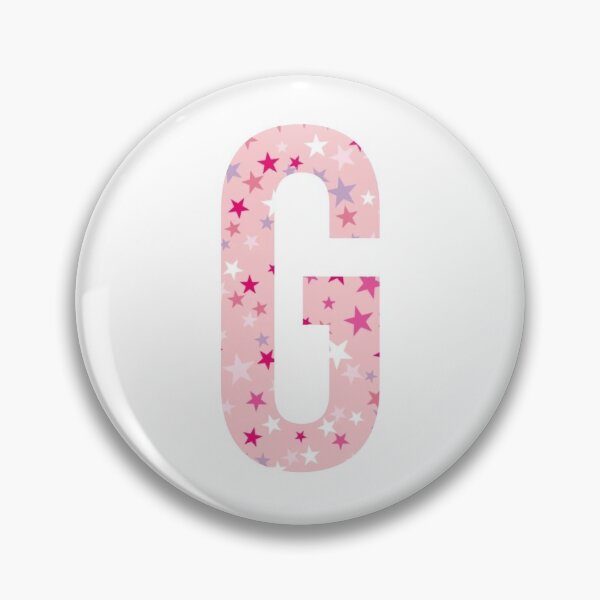 Item preview, Letter G - pink / purple / white stars designed and sold by JessisArt.