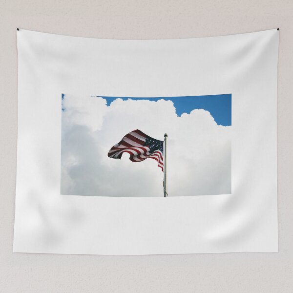 Item preview, Old Glory Up In The Clouds designed and sold by Cynthia48.