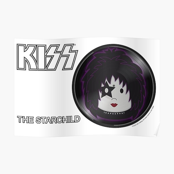Kiss Band - Solo - Starchild - Cute design for kids Poster