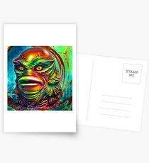 Creature from the black lagoon. Postcards