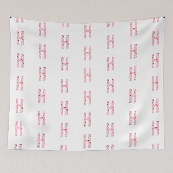 Item preview, Letter H - pink / purple / white stars designed and sold by JessisArt.