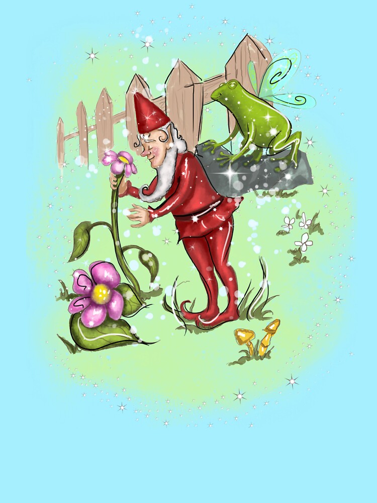Thumbnail 3 of 3, Fitted Scoop T-Shirt, Genius Gnome Fairy™ designed and sold by TeelieTurner.