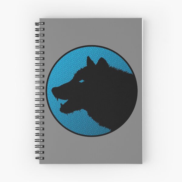 Item preview, Lone wolf / dog logo on color designed and sold by LEAVAEL.