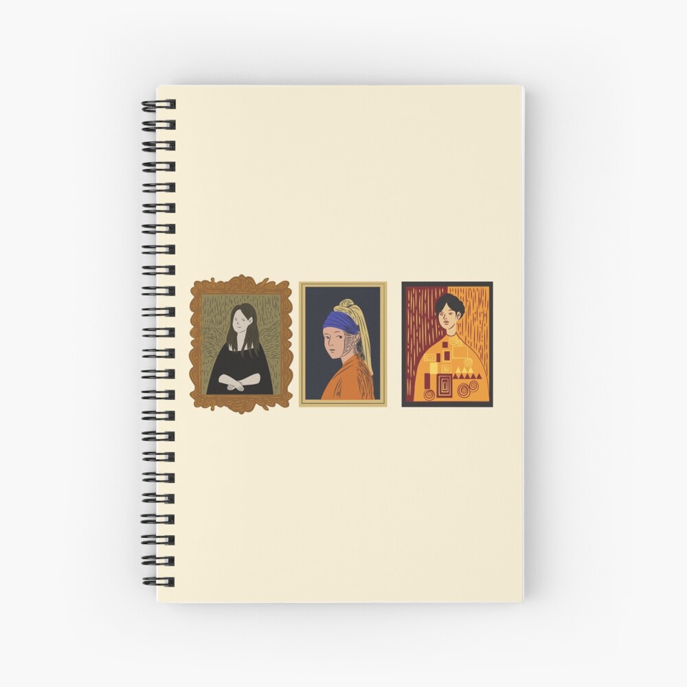 Art Hoe- Art Museum Spiral Notebook