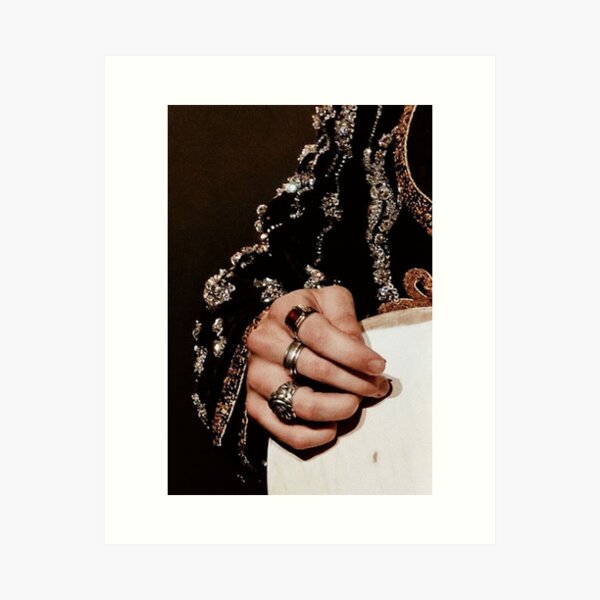 harry styles's hand Art Print