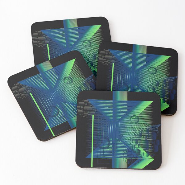 Item preview, Galaxy Space Geometric blue abstract designed and sold by Carolina Salazar.