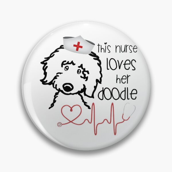 Item preview, This Nurse Loves Her Doodle Goldendoodle Labradoodle Aussiedoodle Mom  designed and sold by monicacarr.