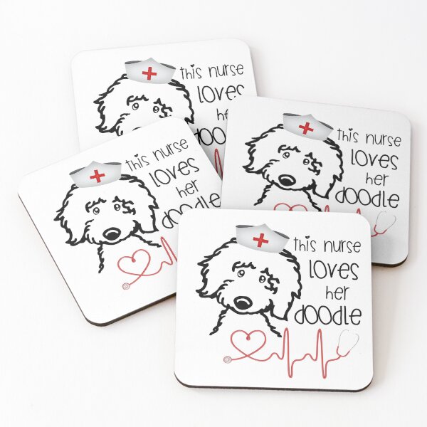 Item preview, This Nurse Loves Her Doodle Goldendoodle Labradoodle Aussiedoodle Mom  designed and sold by monicacarr.
