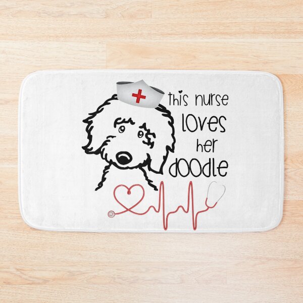 Item preview, This Nurse Loves Her Doodle Goldendoodle Labradoodle Aussiedoodle Mom  designed and sold by monicacarr.