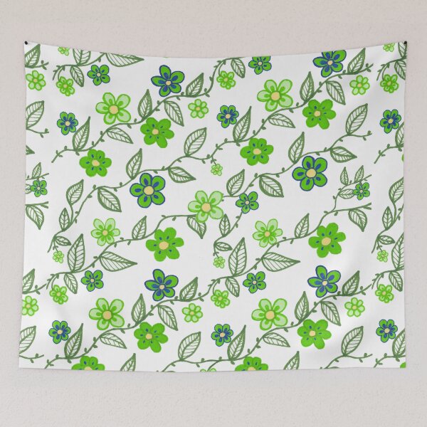 Item preview, Shades of Green Flower Design - Summer 2020 designed and sold by ckylin.