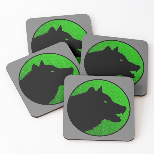 Item preview, Lone wolf / dog logo on color designed and sold by LEAVAEL.