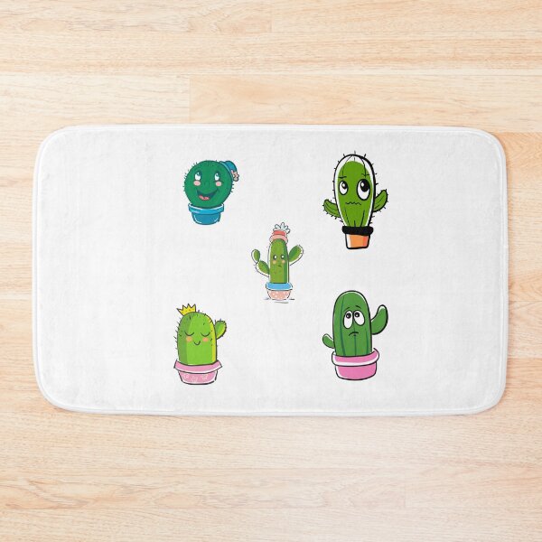 Item preview, Cacti with cute face 1   designed and sold by TheWhiteRhyno.