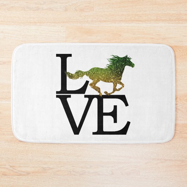 Item preview, Love Running Glittery Horse designed and sold by Horse-Aholic.