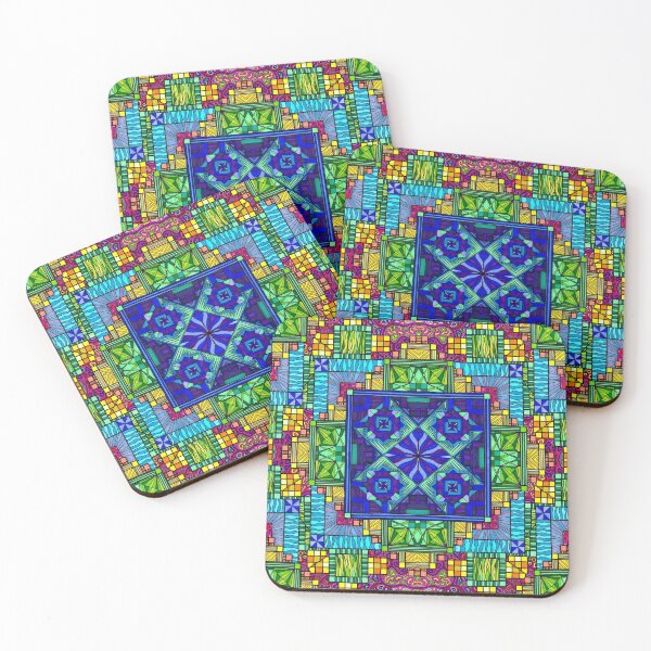Item preview, Psychedelic Abstract colourful work 155 designed and sold by CallumHoare.