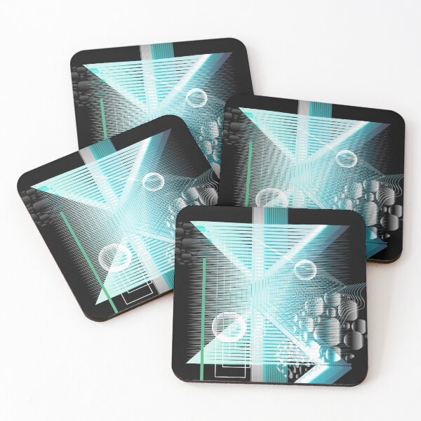 Item preview, Galaxy Space Geometric blue abstract designed and sold by Carolina Salazar.