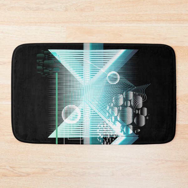 Item preview, Galaxy Space Geometric blue abstract designed and sold by Carolina Salazar.
