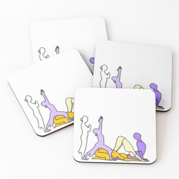 Item preview,  that complement each other. A nice gift for all yoga fans and yoga teachers. designed and sold by Jelisandie.