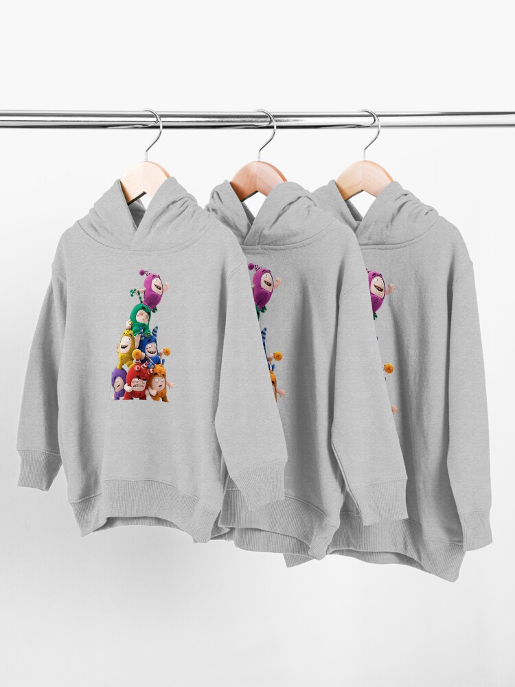 Alternate view of Oddbods happy birthday Toddler Pullover Hoodie