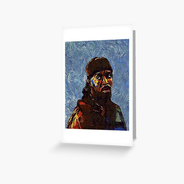 Item preview, Omar Little by VanGogh - www.art-customized.com designed and sold by art-customized.