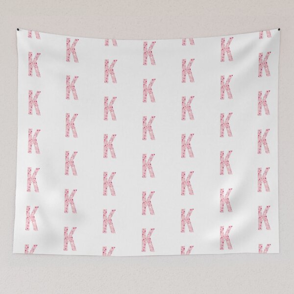 Item preview, Letter K - pink / purple / white stars designed and sold by JessisArt.