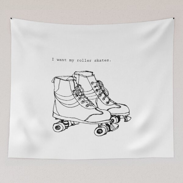 Item preview, I want to roller skate. designed and sold by ArtbyAnnieGrant.
