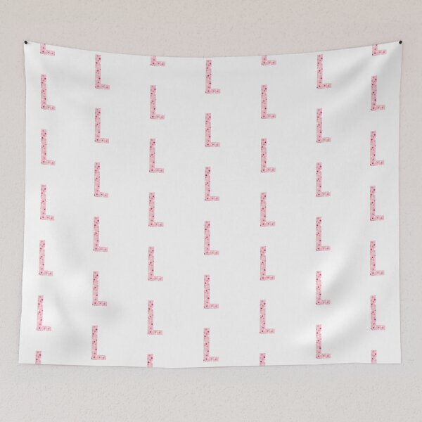 Item preview, Letter L - pink / purple / white stars designed and sold by JessisArt.