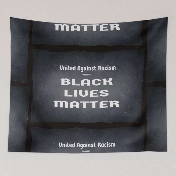 Item preview, United Against Racism because BLACK LIVES MATTER designed and sold by Glineur.