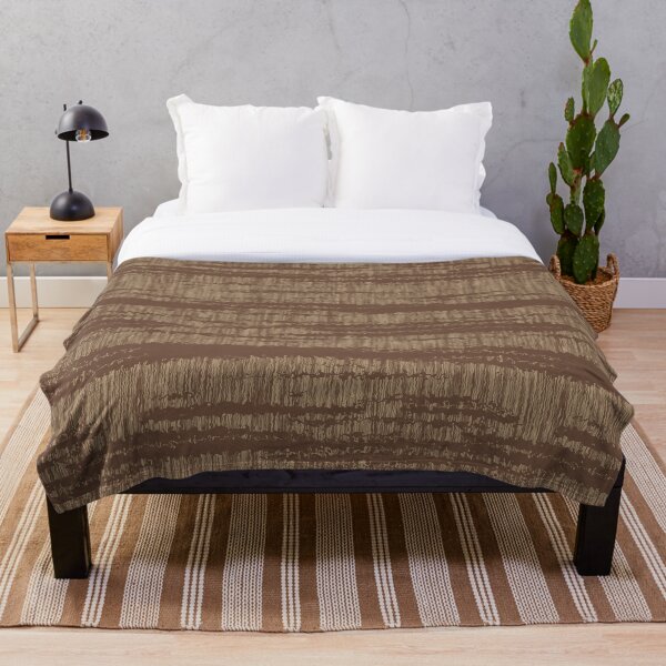 Item preview, Distressed Linen Fabric Brown Frays Colored Pattern designed and sold by RootSquare.
