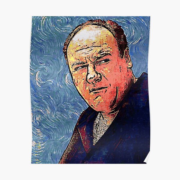 Tony Soprano by VanGogh - www.art-customized.com Poster