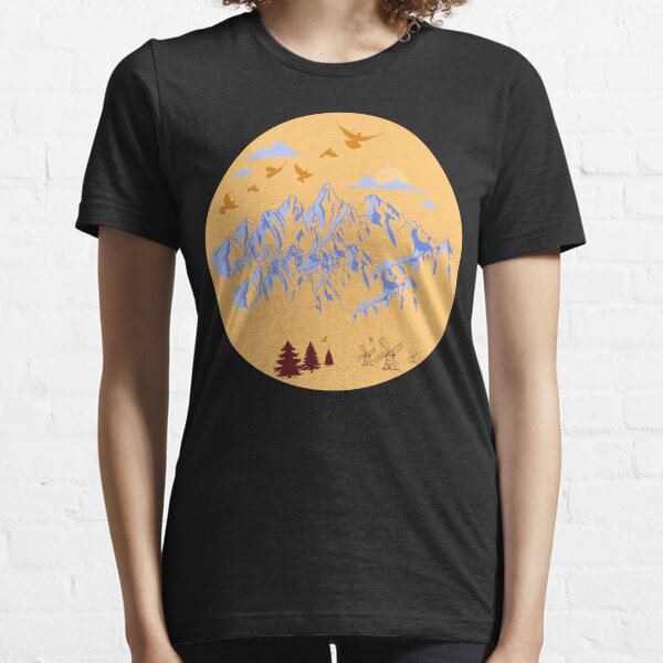 Mountains Svg T Shirts Redbubble