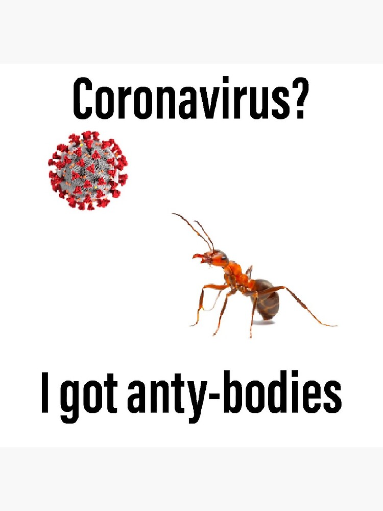 Coronavirus Ant Meme Postkarte Von Jrorange2020 Redbubble