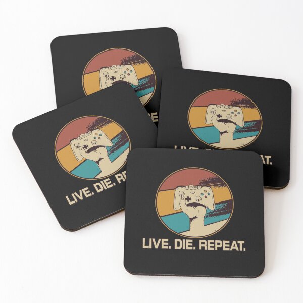 Item preview, Live. The. Repeat - Funny Gaming Design designed and sold by ArticaDesign.